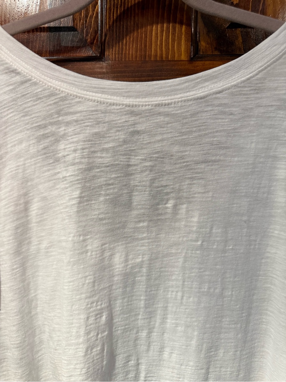 Disney White Short Sleeve V-Neck Tee with Belle Rose Graphic - Picture 6 of 7